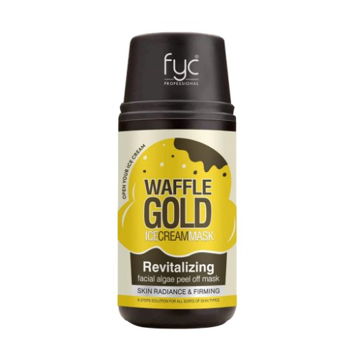 FYC - Waffle Gold Ice Cream Mask Revitalizing Facial Algae Peel Off Mask - 160 Gr