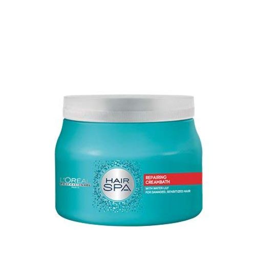 Loreal - Damaged & Sensitized Hair Spa Repairing Creambath - 490 Gr
