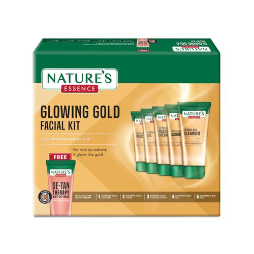 Natures Essence - Glowing Gold Facial Kit - 600 Gr