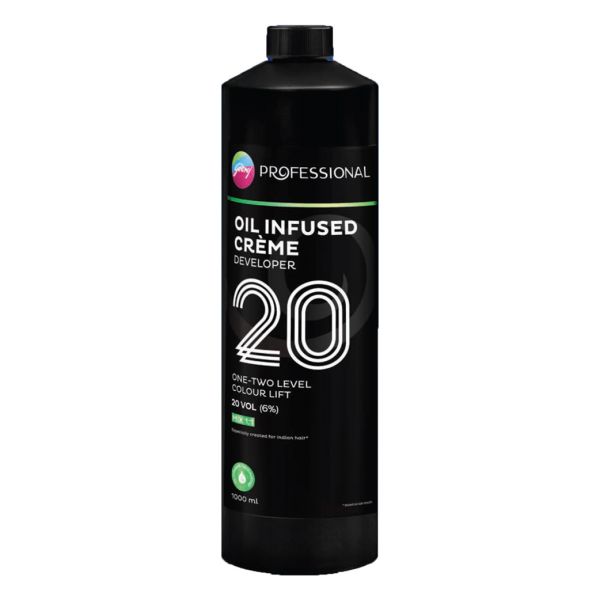 Godrej - Oil Infused Crème Developer 20 Vol 6% Color Developer - 1000 ML