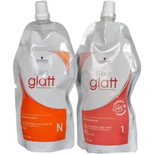 Schwarzkopf - Straightening Cream + Neutralizing Cream - Strait Glatt 1 - (400 + 400) ML - 800 - ML