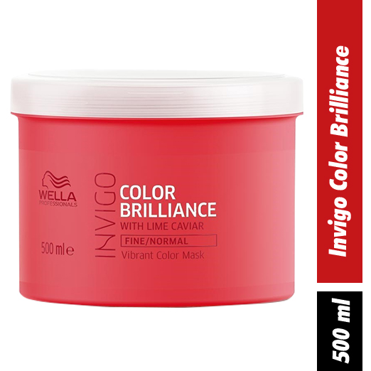 Wella - Color Brilliance With Lime Caviar Mask - 500 ML