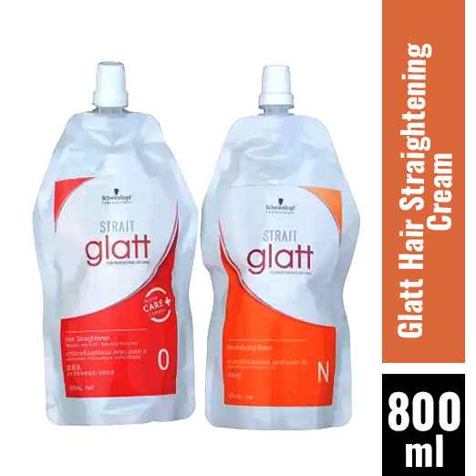 General - Straightening Cream + Neutralizing Cream - Glatt Zero 0 Number (400ml + 400ml) - 800 ML