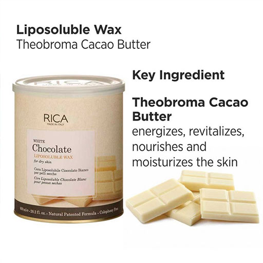 Rica - White Chocolate Liposoluble Wax - 800 ML