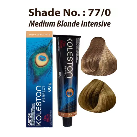 Wella - Koleston Perfect 77/00 Medium Blonde Intensive Colour Tube - 60 ML