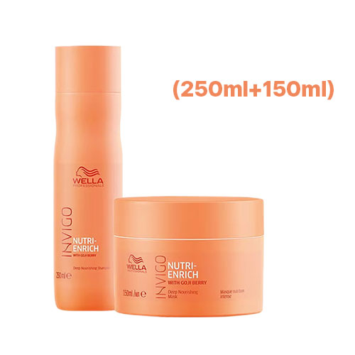 Wella - Invigo Nutri Enrich Shampoo + Invigo Nutri Enrich Mask | 250 Ml + 150 Gr