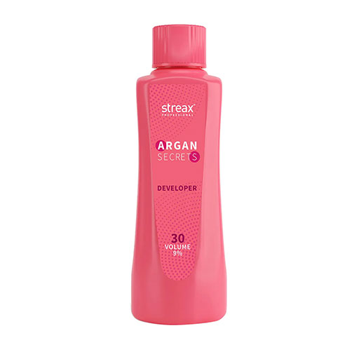 Streax - Developer Argan Secrets 30 Volume 9% Color Developer - 1000 ML