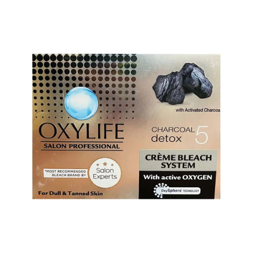 Oxy Life -  Charcoal Detox 5 Crème (Cream) Bleach - 350 Gr