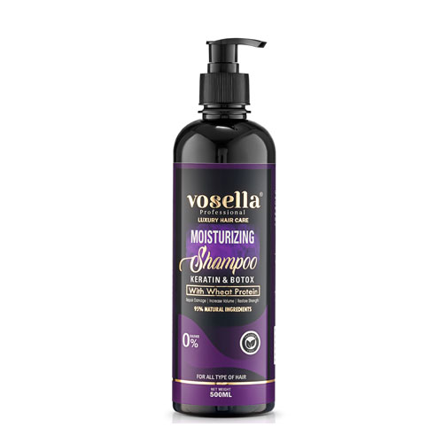 Vosella - Moisturizing Keratin & Botox Shampoo - 500 ML
