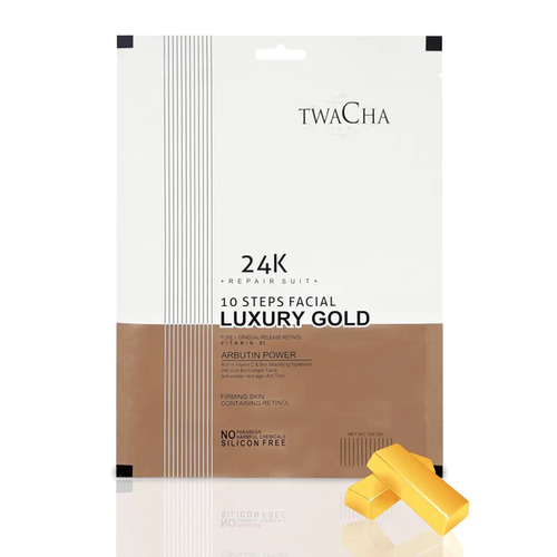 Twacha - Premium Luxury Gold 10 Steps Facial - Pack Of 1
