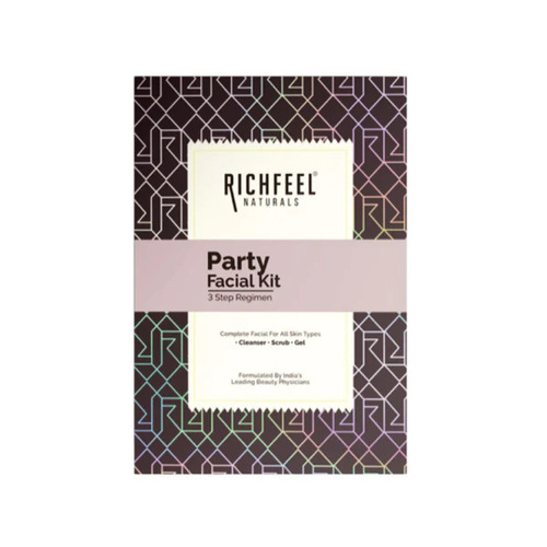 RichFeel - Party Facial Kit 3 Step Regimen - Pack Of 1
