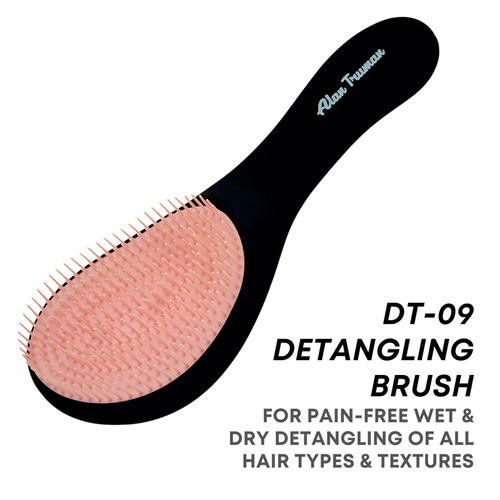 Alan Truman - DT-09 Detangling Brush Black And Pink - Pack Of 1