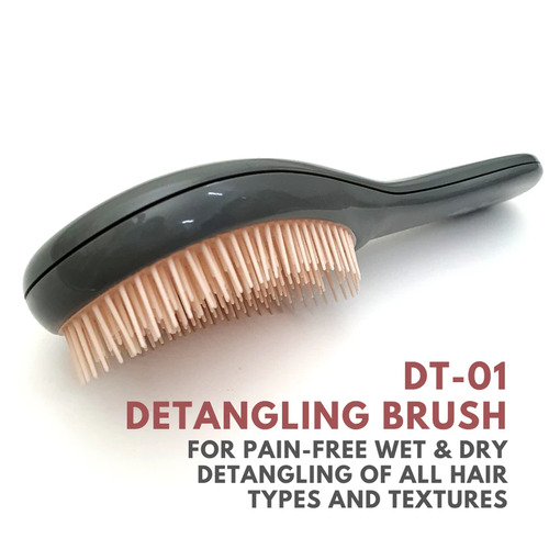 Alan Truman - DT01 Detangling Brush Grey Pink - Pack Of 1