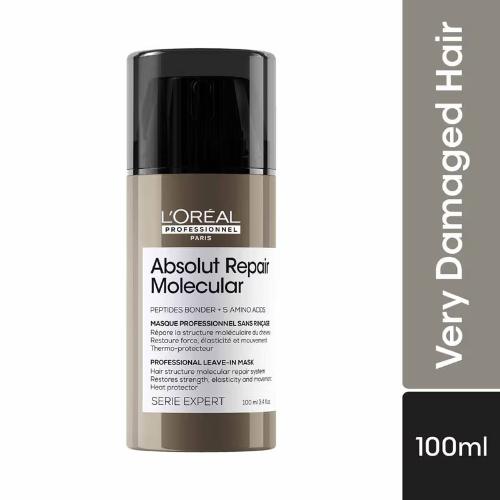 Loreal Absolut Repair Molecular Deep Repairing Leave-In Cream - 100 Ml
