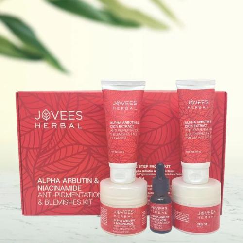Jovees - Alpha Arbutin And Niacinamide Anti Pigmentation Blemishes Facial Kit - Pack Of 1