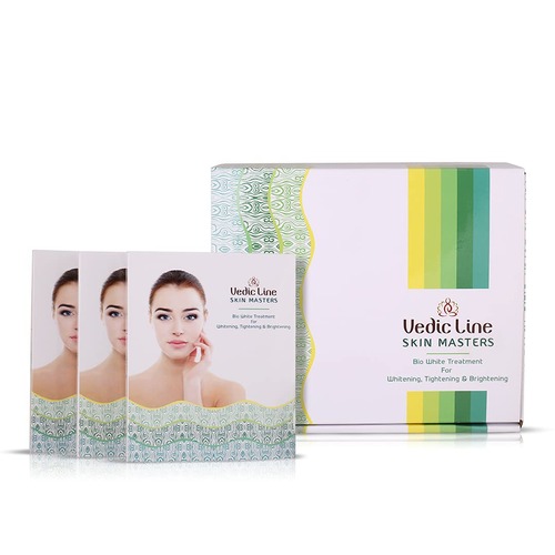 Vedic Line - Skin Master Bio  White Treatment For Whitening Tighetning Brightening Facial Kit - Pack Of 1