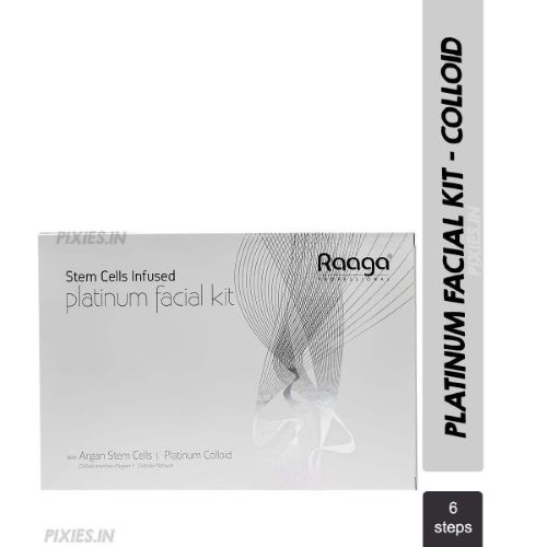 Raaga - Platinum Colloid - 7 Steps - Single Use Facial Kit - 43 Gr