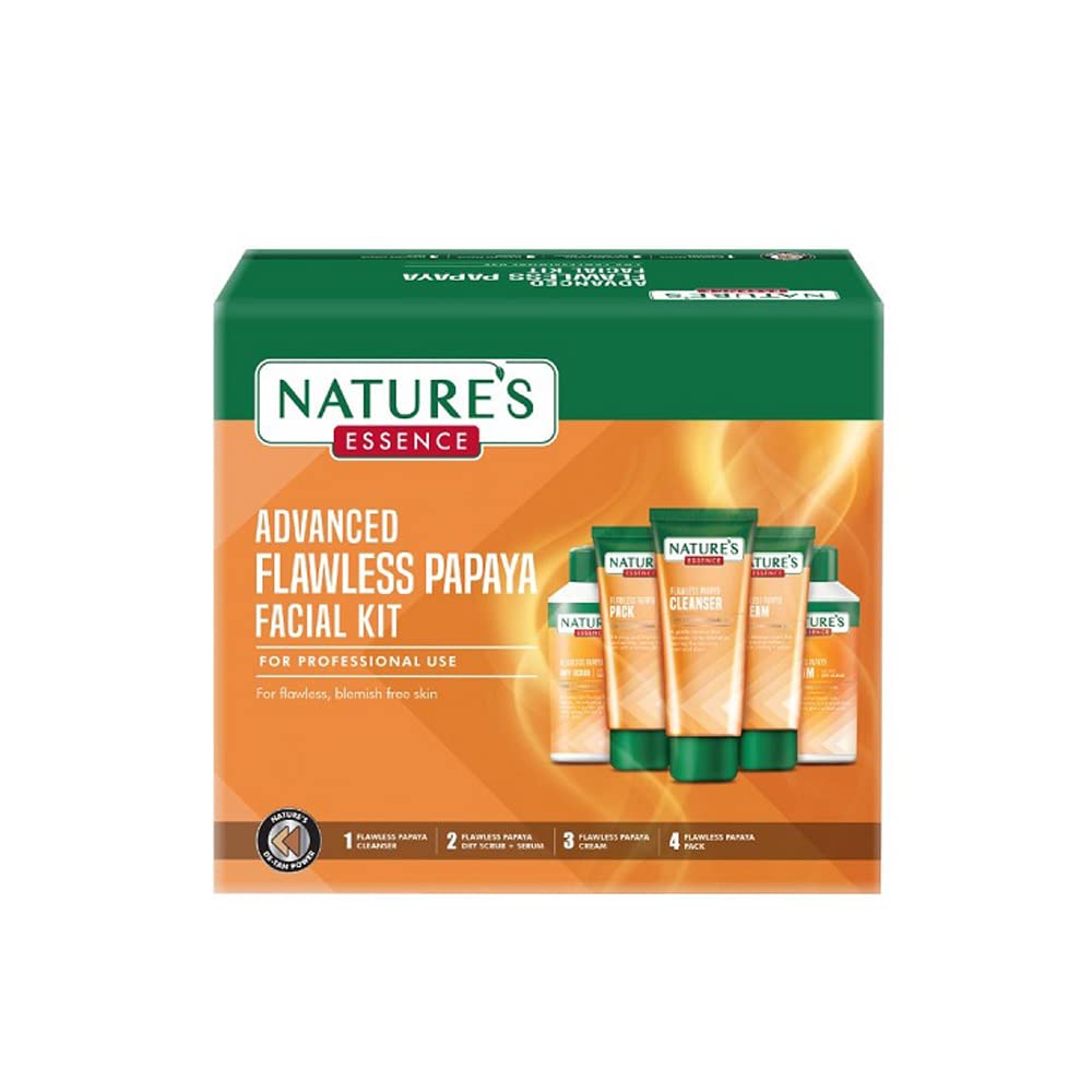 Natures Essence - Flawless Papaya Facial Kit -Pack Of 1