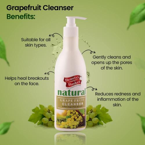 Beauty Basket - Grape Fruit Cleanser - 500 Ml
