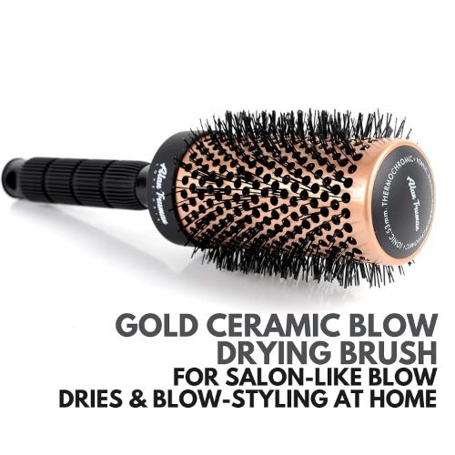 Alan Truman - Gold Ceramic Blow-drying Brush - Medium  - Pack Of 1
