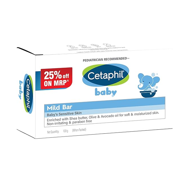 Cetaphil - Baby Mild Bar Shop - 100 Gr 