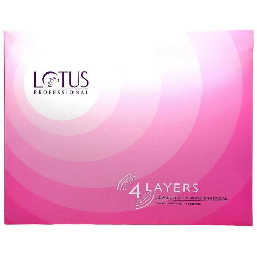 Lotus - 4 Layers Advanced Skin Whiteing Facial Kit  - Pack Of 1