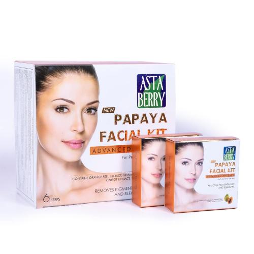Asta Berry - Papaya Facial Kit - Pack Of 2