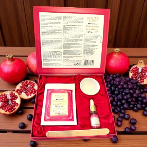Beauty Basket Pomegranate & Acai Berry Facial Kit Pack Of 1