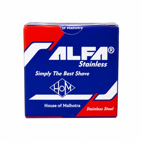 Alfa Stainless Steel Blade Pack Of 50