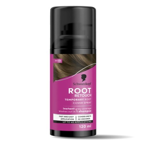 Schwarzkopf Root Retouch Temporary Root Cover Spray Instant Grey Coverage 120 Ml