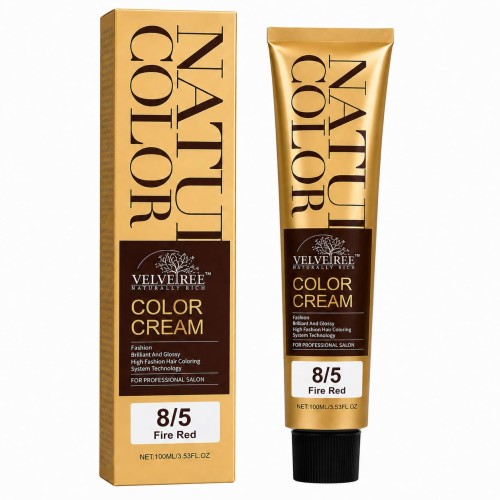 Velvetree 8/5 Fire Red Hair Color Tube 100 Ml