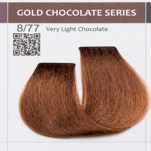 Velvetree Very Light Chocolate  8/77 Hair Color Tube 100 Ml