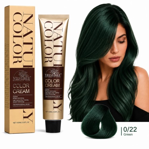 Velvetree Green 0/22 Hair Color Tube 100 Ml 