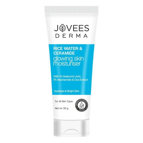Jovees Derma Rice Water & Ceramides Glowing Skin Moisturizer 50 Gr