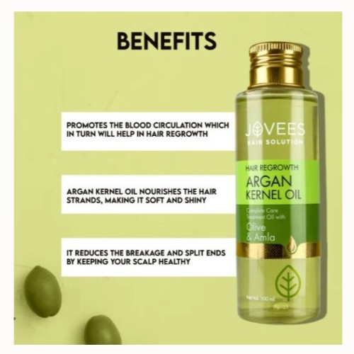 Jovees Herbal Olive & Amla Argan Keranel Oil 100 Ml