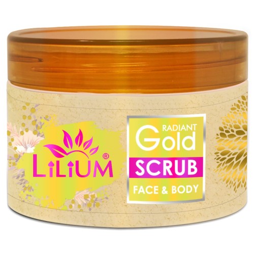 Lilium Radiant Gold Face & Body Scrub 250 Gr