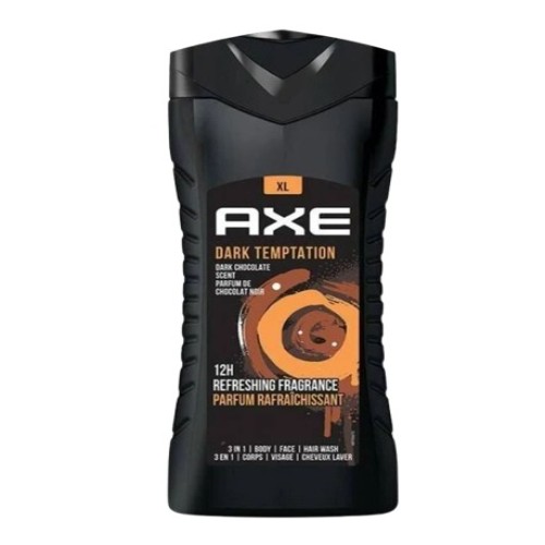 Axe Dark Temptation 3 In 1 Body & Face & Hair Wash 400 ML