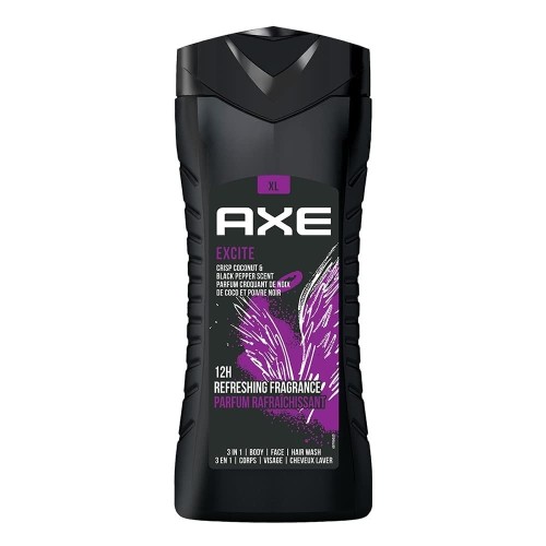  Axe Excite 3 In 1 Body & Face & Hair Wash 400 ML