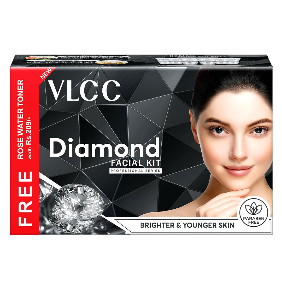 VLCC - Diamond Facial Kit 5 Steps (300g + 100ml) - 400 Gr