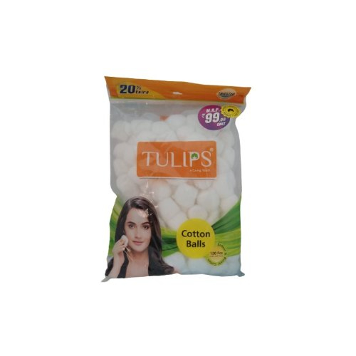 General - Tulips Cotton Balls Packet - Pack Of 120