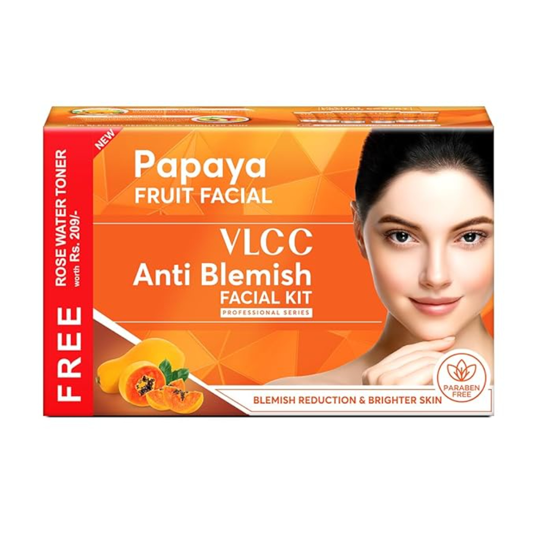 VLCC - Papaya Fruit Facial Kit - 6 Steps - 400 Gr