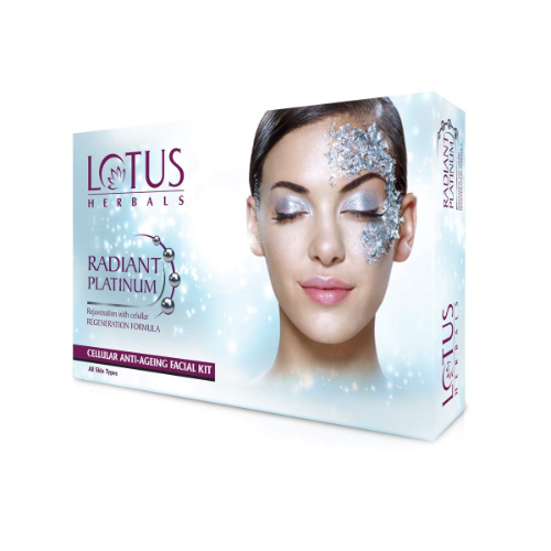 Lotus - Anti Tan Radiant Platinum - 4 Steps Facial Kit - Pack Of 1
