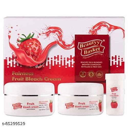 Beauty Basket - Fairness Fruit Bleach Cream (180ml + 45gr) - 225 ML
