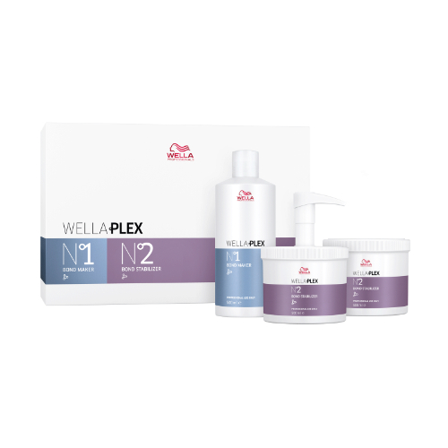 Wella - Wellaplex Salon Kit N1 Bond Maker N2 Stabilizer - 1000 ML
