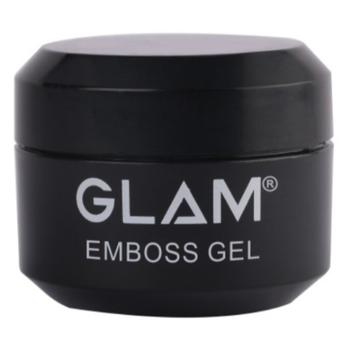 Glam - Emboss Gel Black | Nail Extension Powder - 8 ML