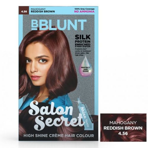 Bblunt Salon Secret 4.56 Mahogany Redddish Brown - 180 ML