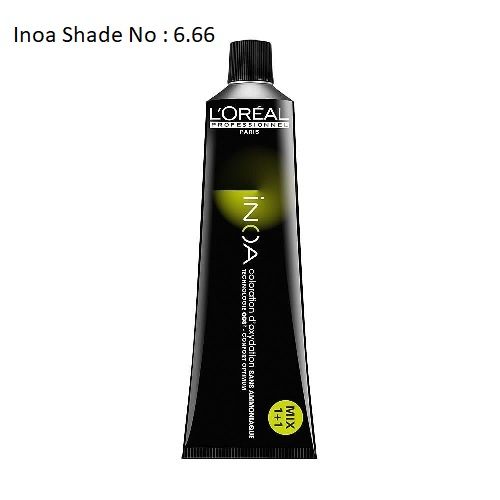 Loreal - Inoa Carmilane 6.66 Colour Tube - 60 ML