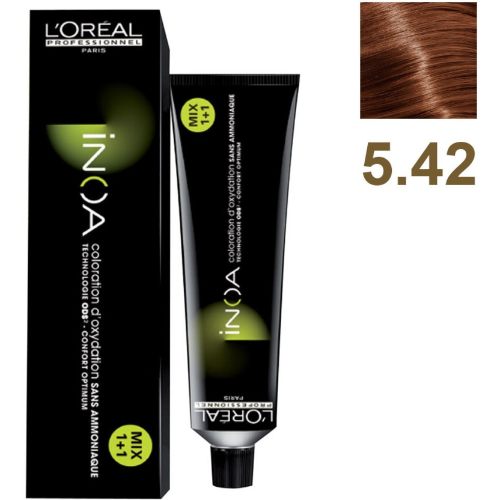 Loreal - Inoa Shade 5.42 Colour Tube - 60 Gr