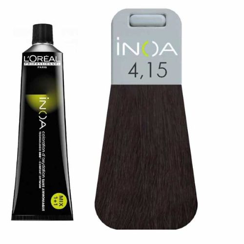 Loreal - Inoa Shade 4.15 Colour Tube - 60 Gr