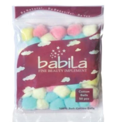 Babila - Cotton Balls (50 Pcs) - CB-V01 - 25 ML